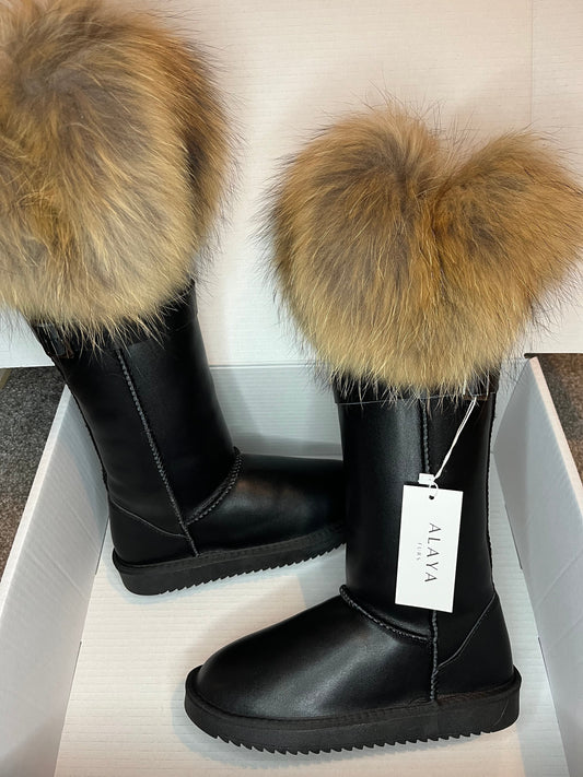 Tall Fur Boots