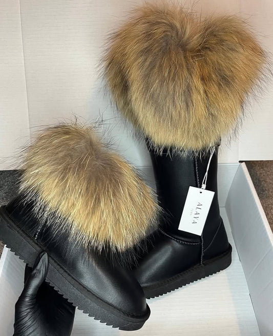 Ankle Fur Boots